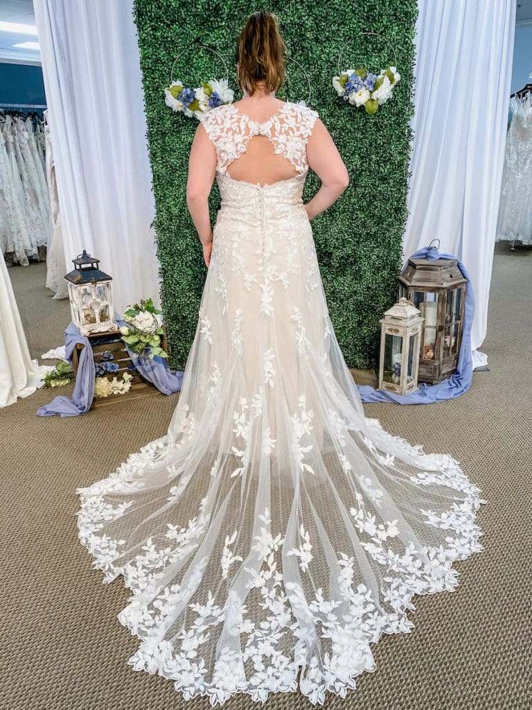 cutout Bridal Fall 2021 gown