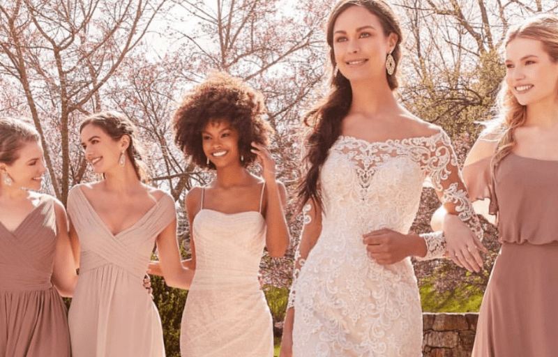 bridesmaid dress colors that are unexpected