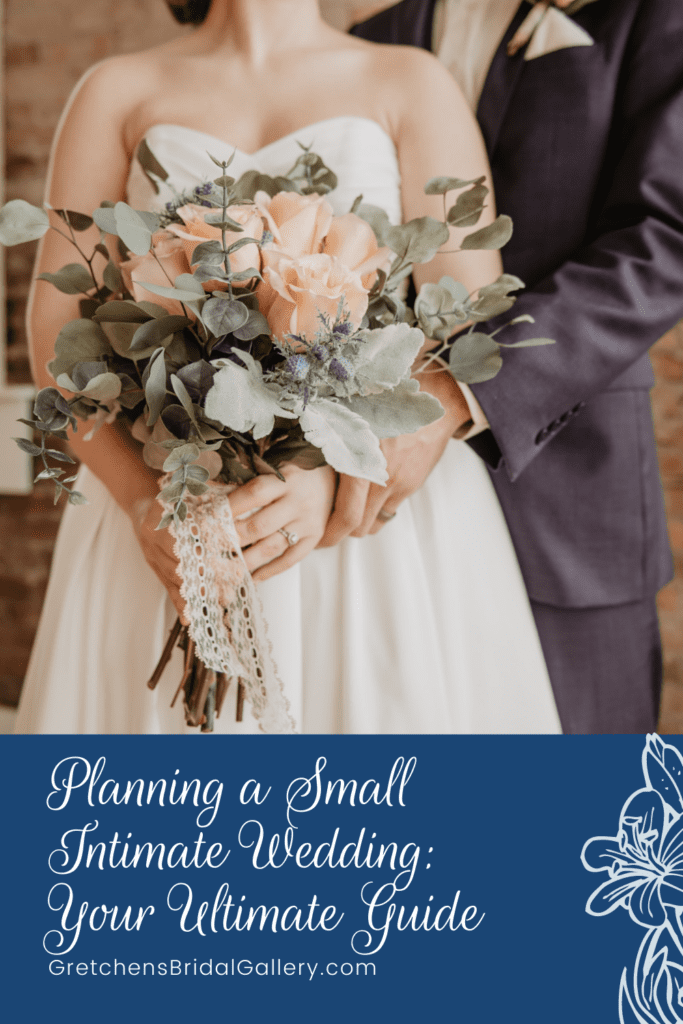 learn how to plan a small, intimate wedding yourself