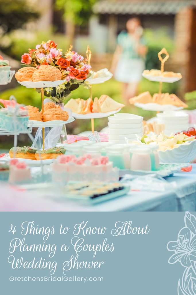 how to plan a couples wedding shower 
