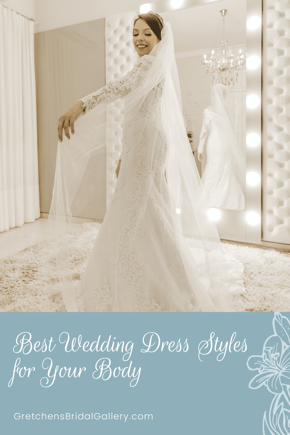 the best wedding dress for your body type 