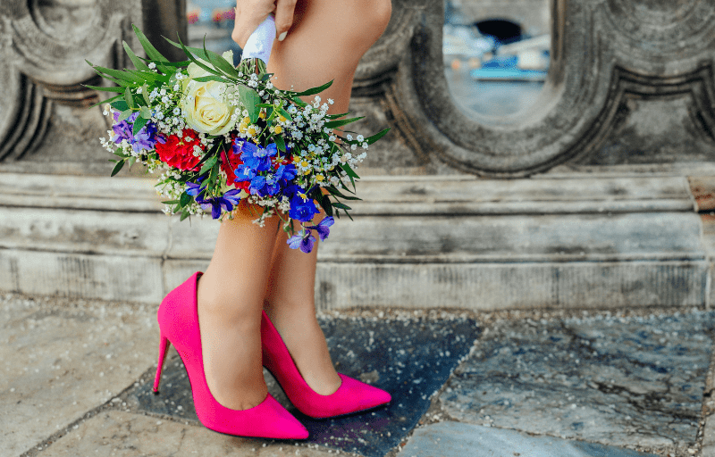colorful bridal shoes for your wedding