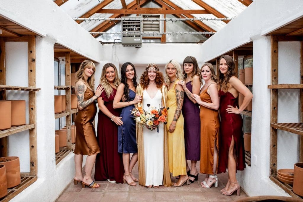how to choose multicolored bridesmaid dresses