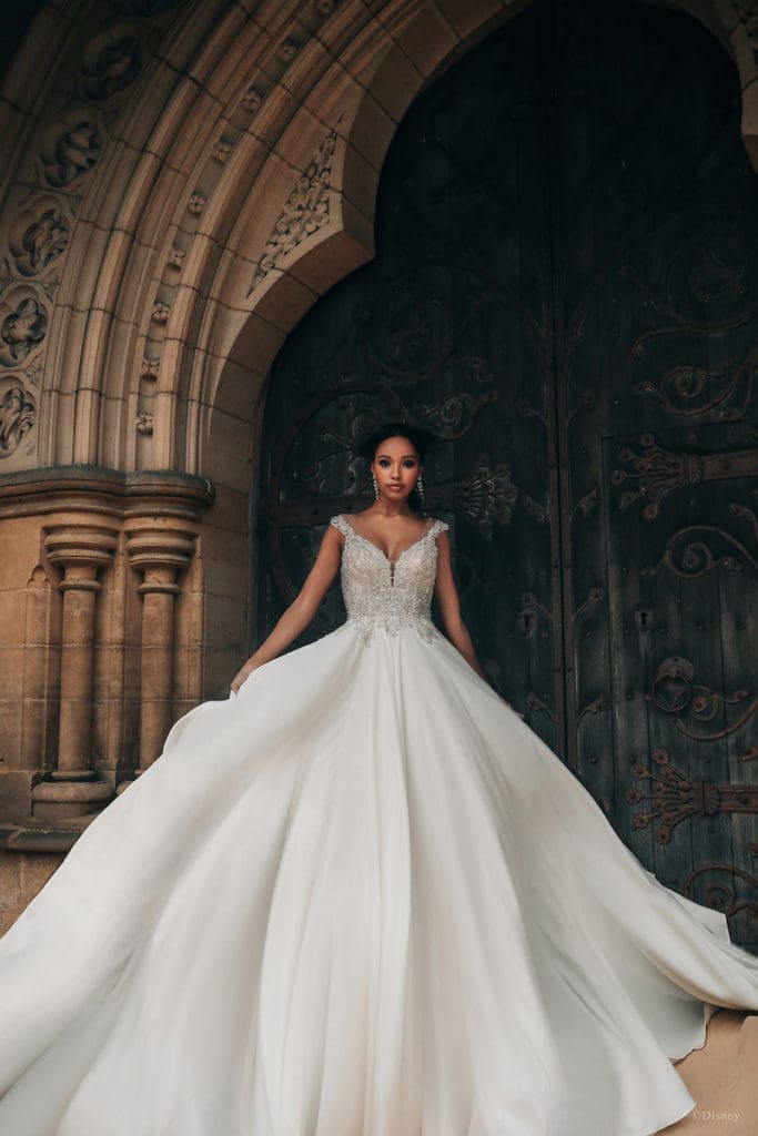Jasmine inspired wedding dress