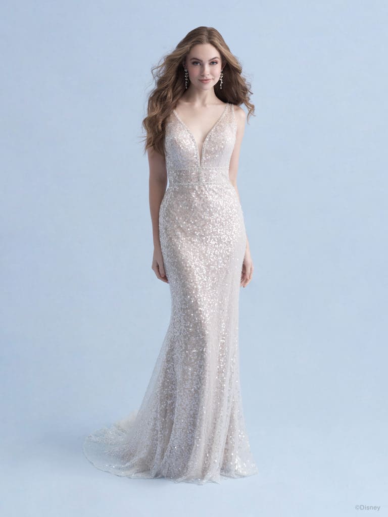 wedding gown inspired by Disney's Ariel