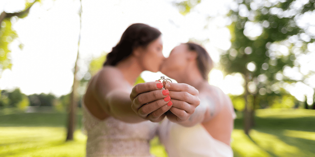 pride brides same-sex wedding