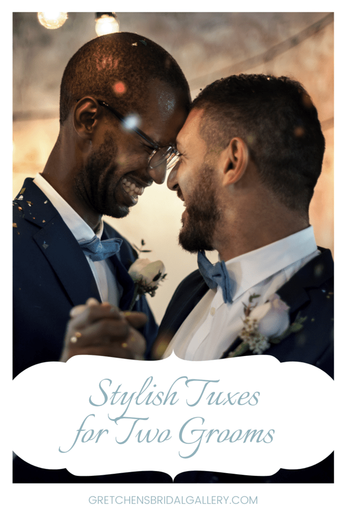 Groom Tuxedo Ideas for Same-Sex Weddings