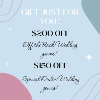 We still have weekend availability! Book your appointment today to get these great gifts only going until the end of September! 💖

#indianasmallbusiness #womanownedbiz #2023bride #indybride #indywedding #midwestbride #weddingdressshop #weddinginspo